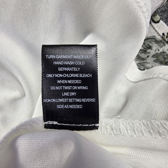 Trixxi White Mini Dress with Green Floral Print - Picture 12 of 14